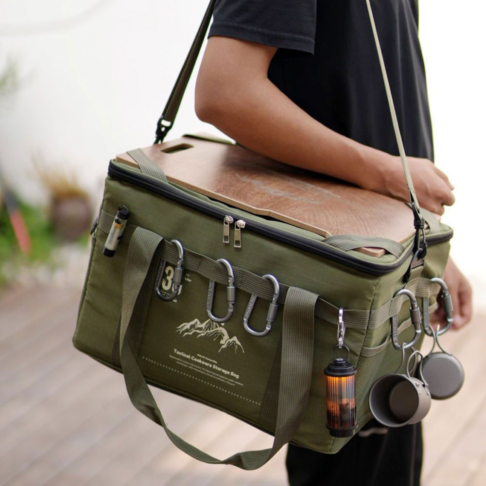 Camping Cooking Organizer - Borsa da picnic tattica da 36