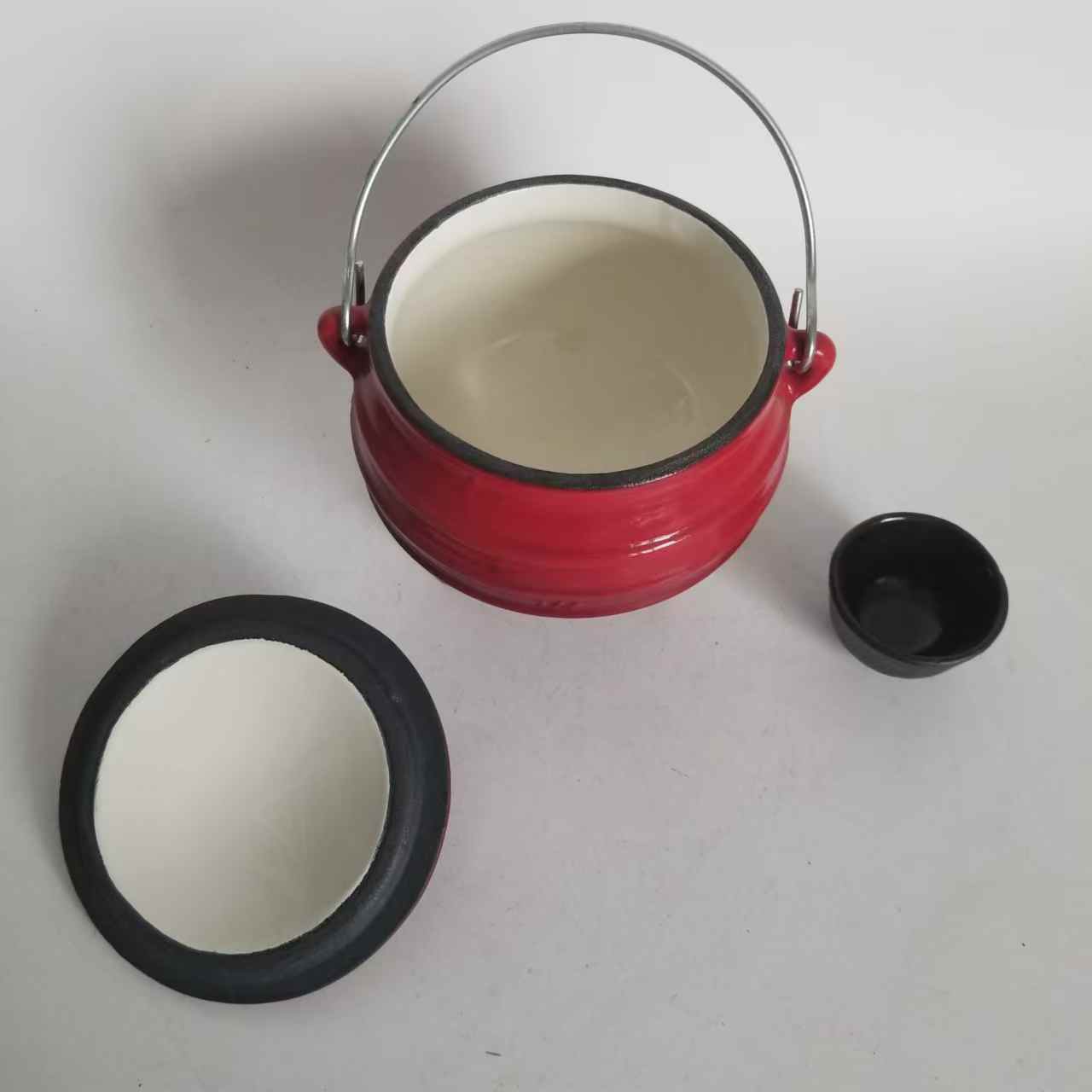 Camp Dutch Oven Cast - Pentola in Ghisa Smaltata con 3
