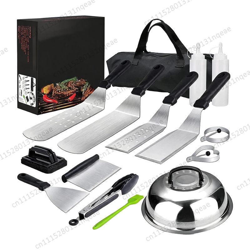 Camping Cooking Flat Top - Kit di accessori per teglia da