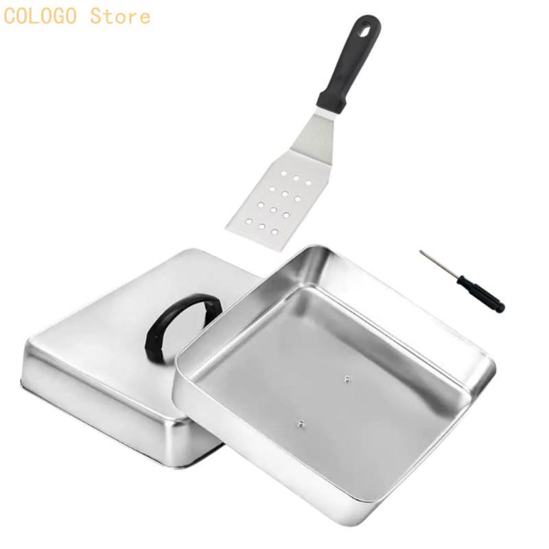 Coperchio per alimenti quadrat - Camping Cooking Flat Top recensione e prezzo