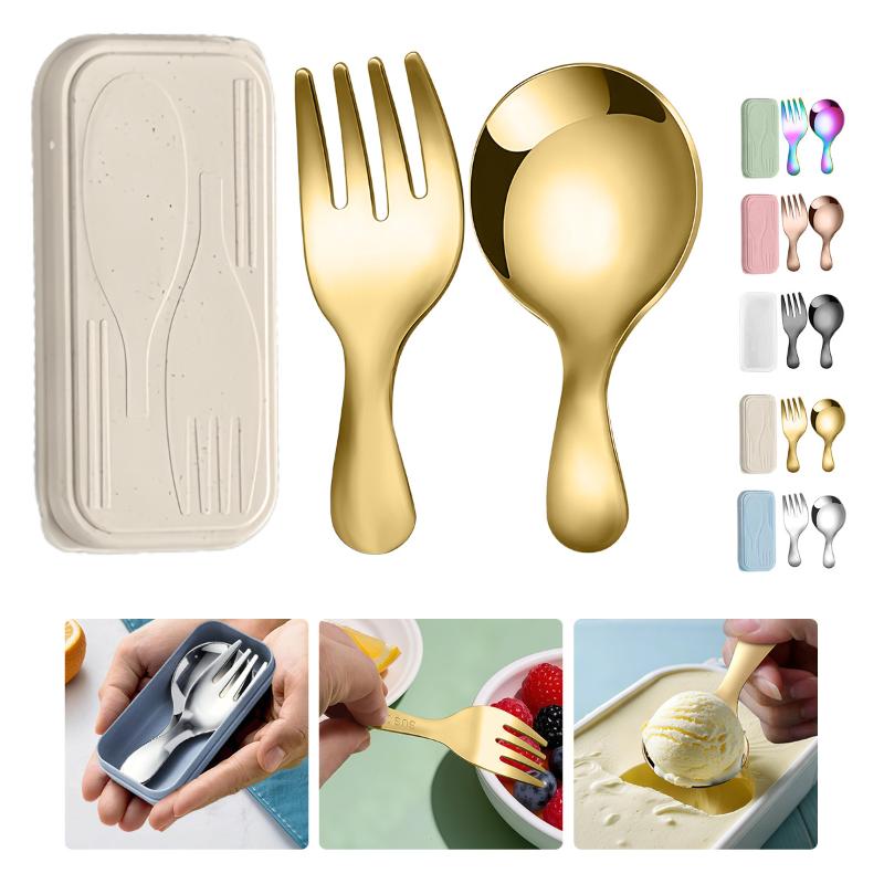 Set di stoviglie in acciaio in - Camping Hiking Cooking recensione e prezzo