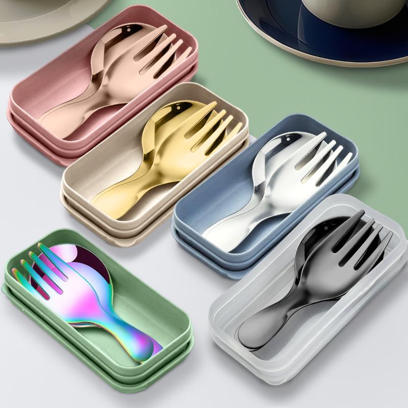 Set di stoviglie in acciaio in - Camping Hiking Cooking recensione e prezzo