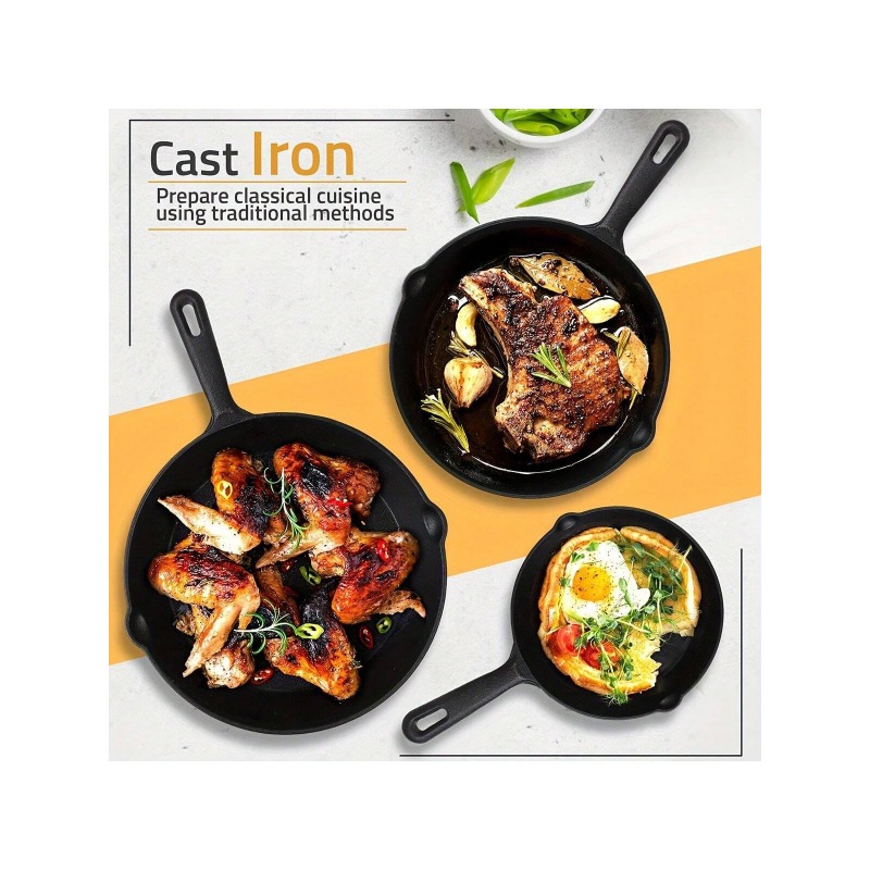 Padella in ghisa nera, disponi - Quality Camping Cooking Set recensione e prezzo